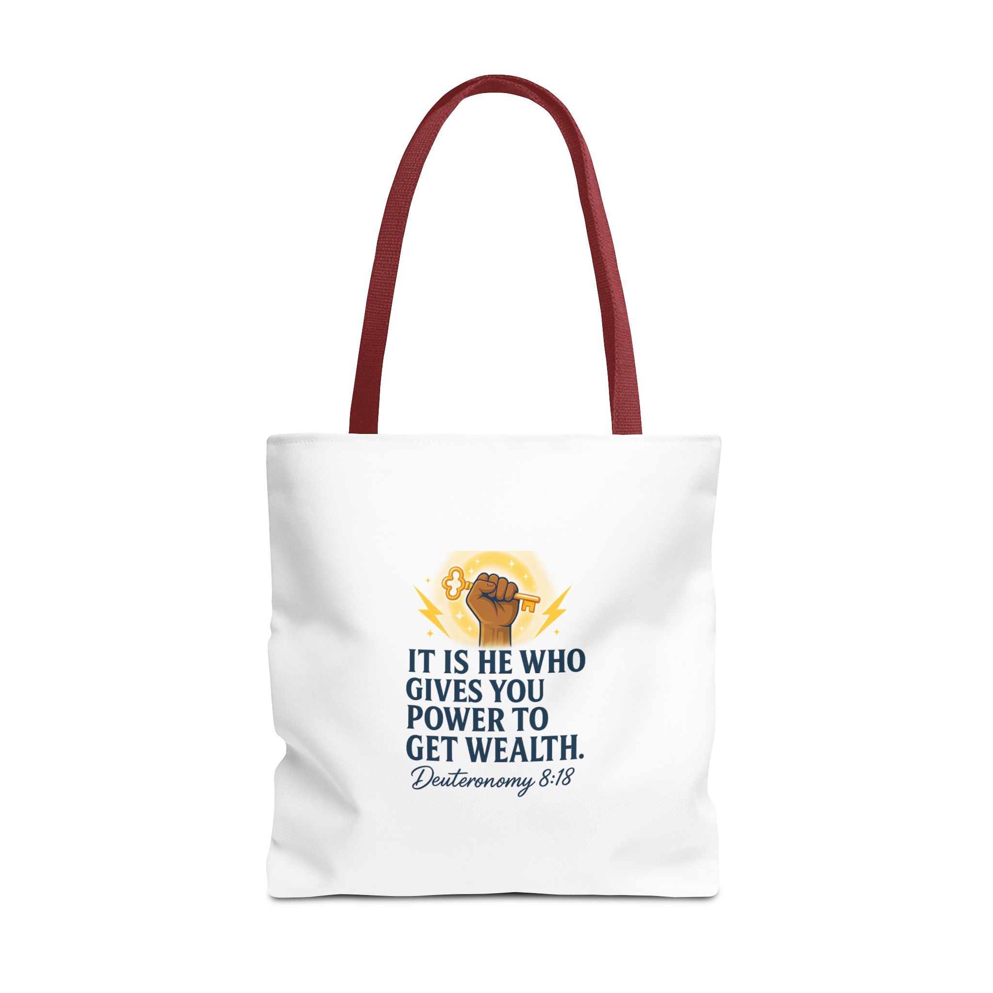 Empowering Tote Bag – Affirmation Art, Motivational Gift, Inspirational Accessory, Bible Verse Tote, Everyday Carryall - Image 11