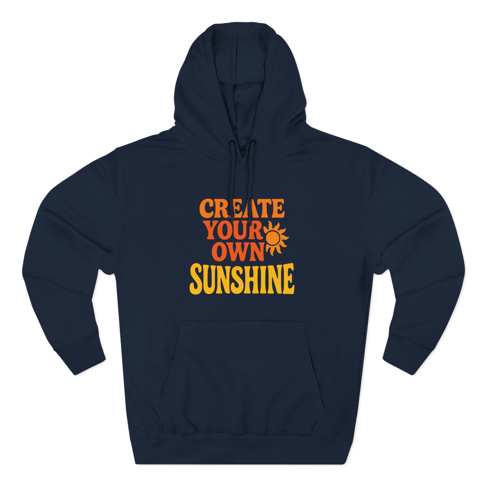Create Your Own Sunshine Fleece Hoodie, Motivational Hoodie, Inspirational Gift, Cozy Sweatshirt, Uplifting Apparel, Sunshine Hoodie - Image 16