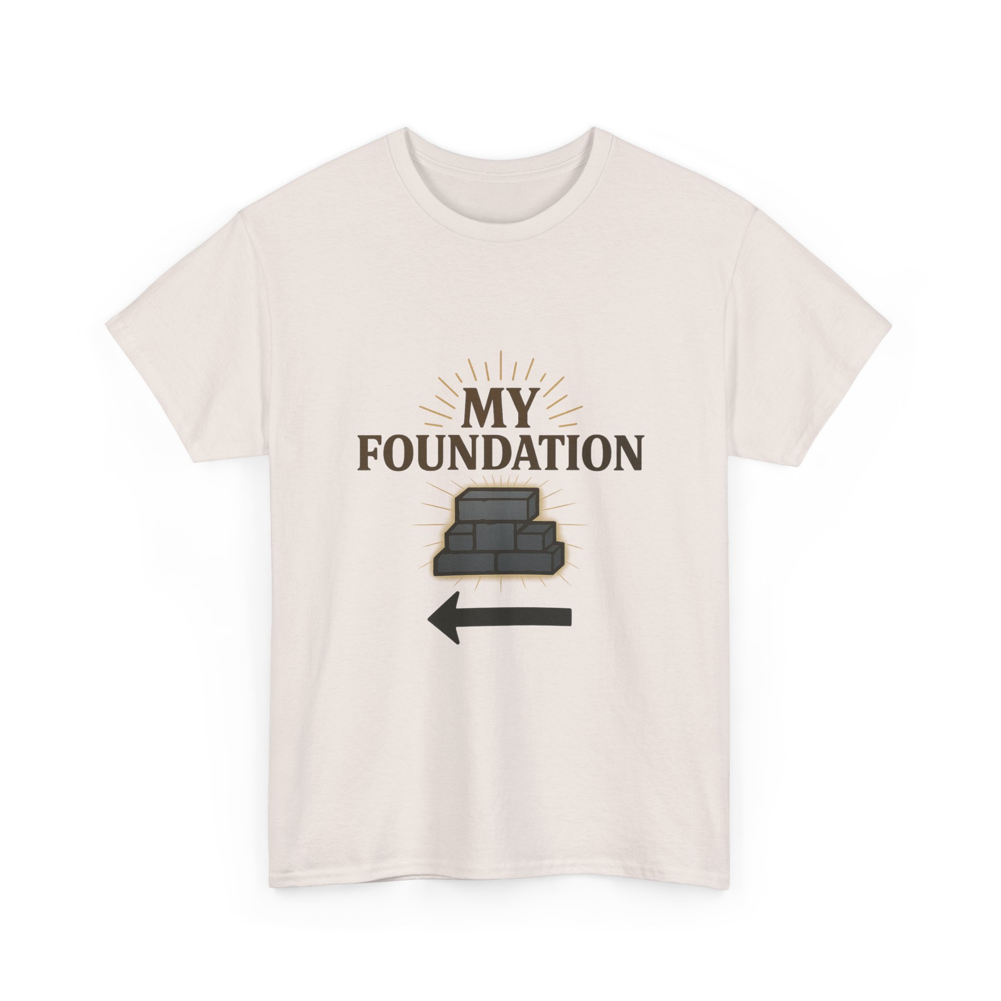 My Foundation Arrow T-Shirt — Graphic Tee with Stack Illustration - Image 17