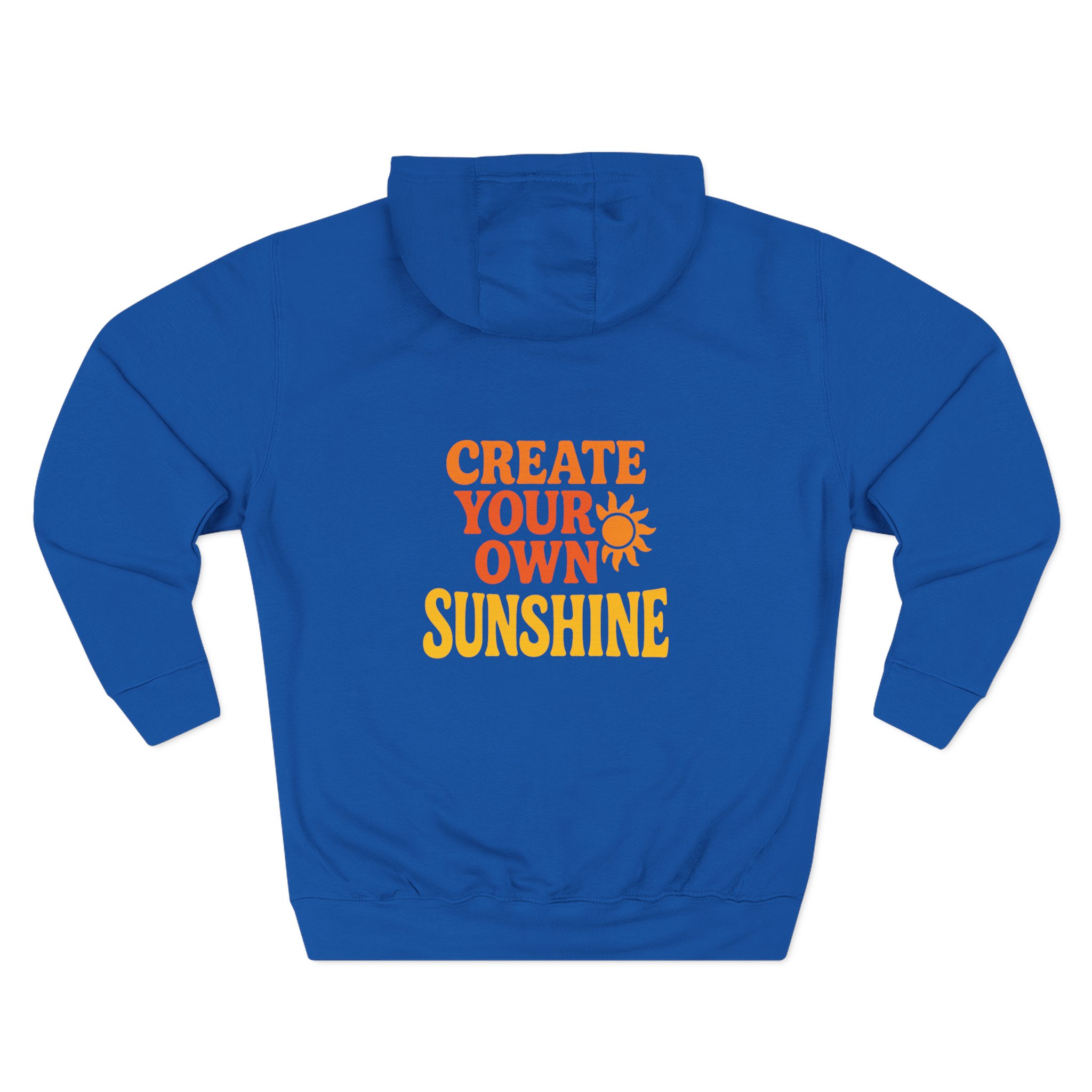 Create Your Own Sunshine Fleece Hoodie, Motivational Hoodie, Inspirational Gift, Cozy Sweatshirt, Uplifting Apparel, Sunshine Hoodie - Image 12