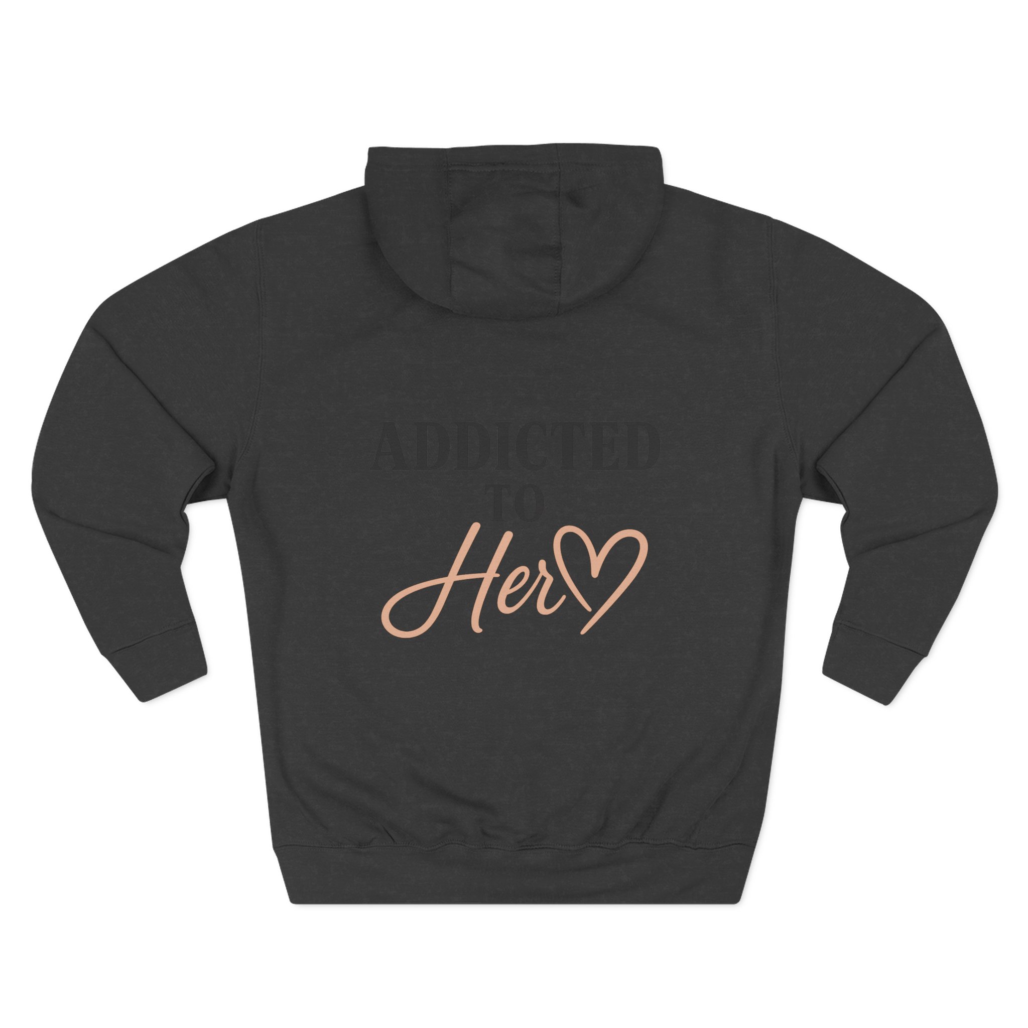 Addicted to Her Fleece Hoodie - Cozy Sweatshirt for Loved Ones, Gift for Girlfriends, Birthday Present, Relationship Apparel, Casual Wear - Image 5