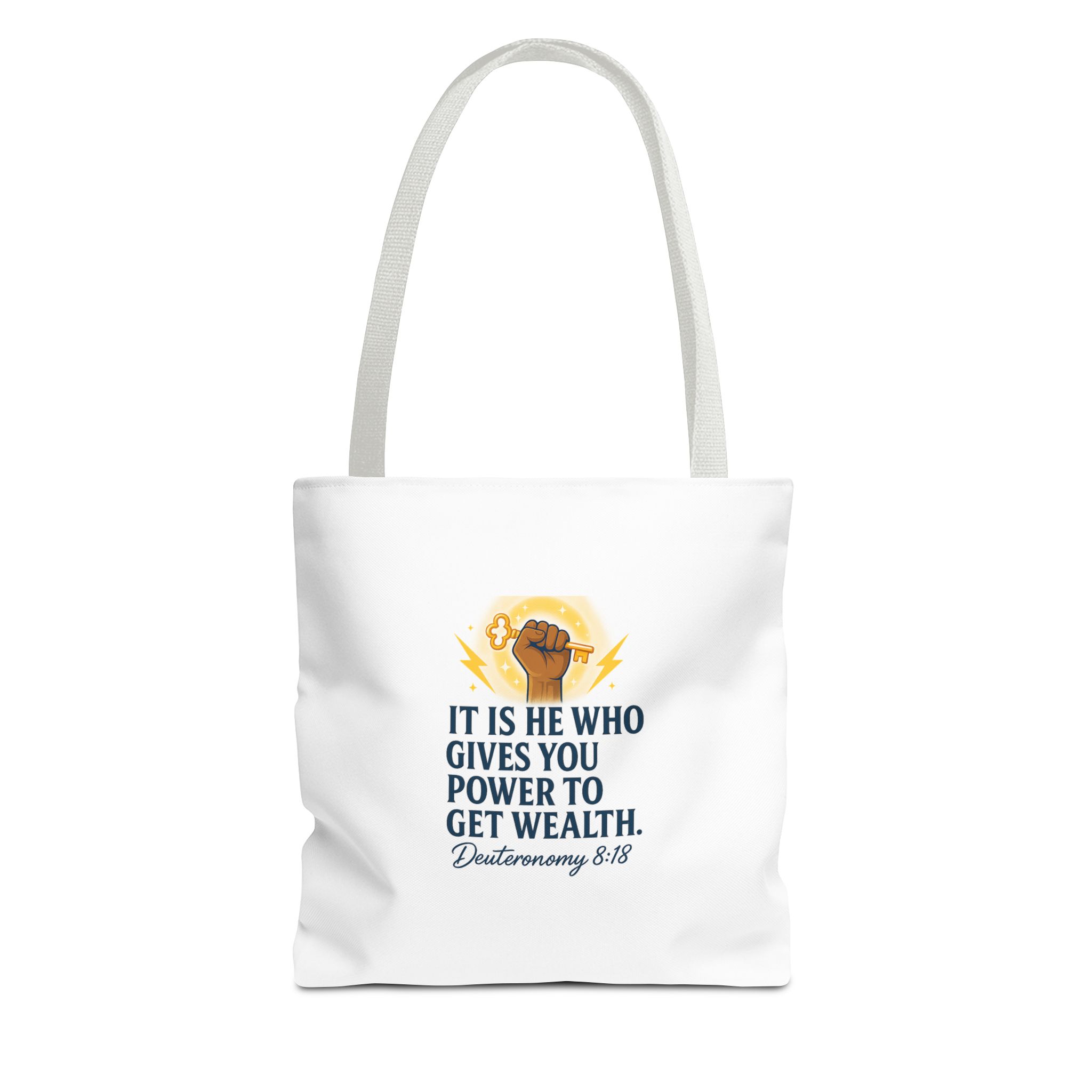 Empowering Tote Bag – Affirmation Art, Motivational Gift, Inspirational Accessory, Bible Verse Tote, Everyday Carryall - Image 14