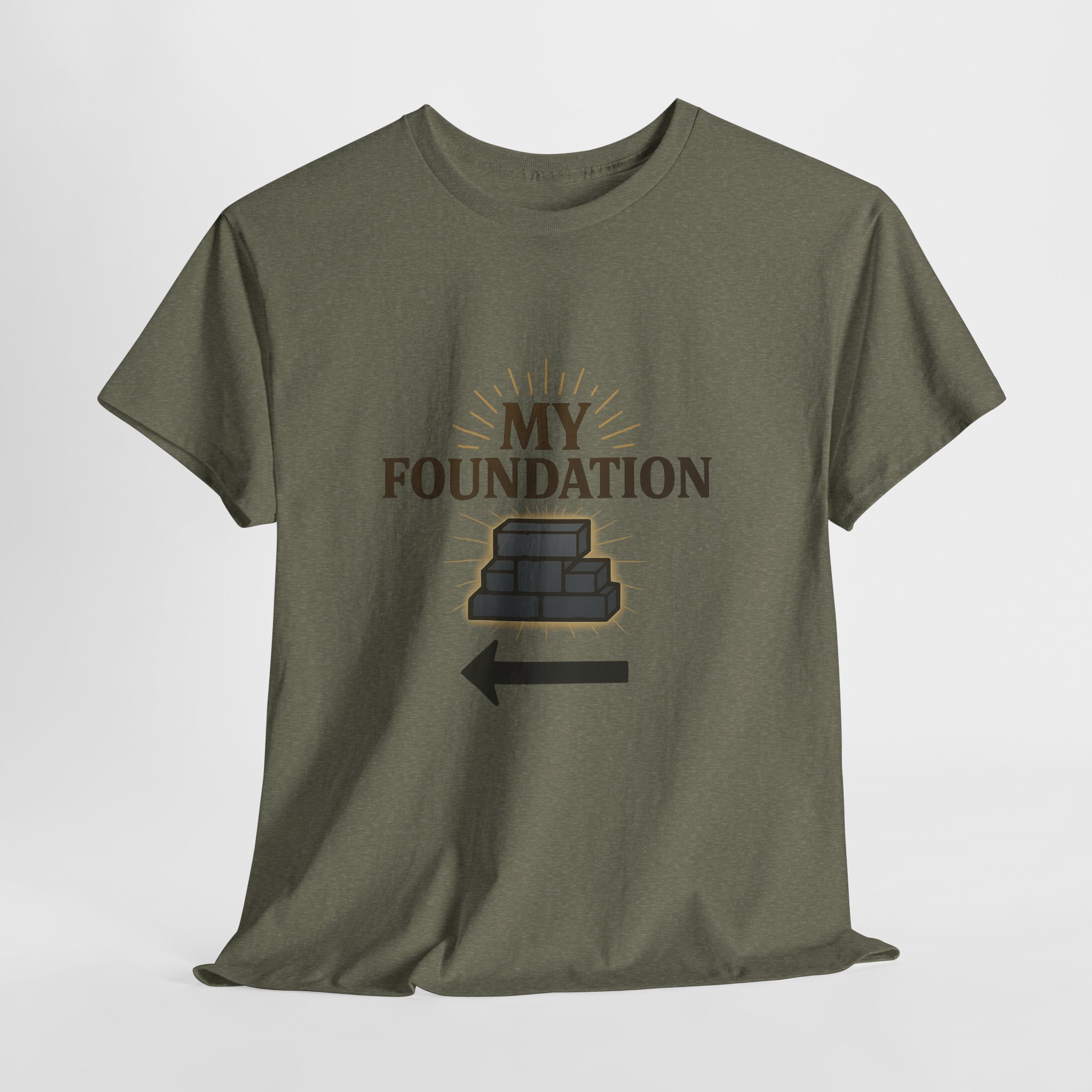 My Foundation Arrow T-Shirt — Graphic Tee with Stack Illustration - Image 30