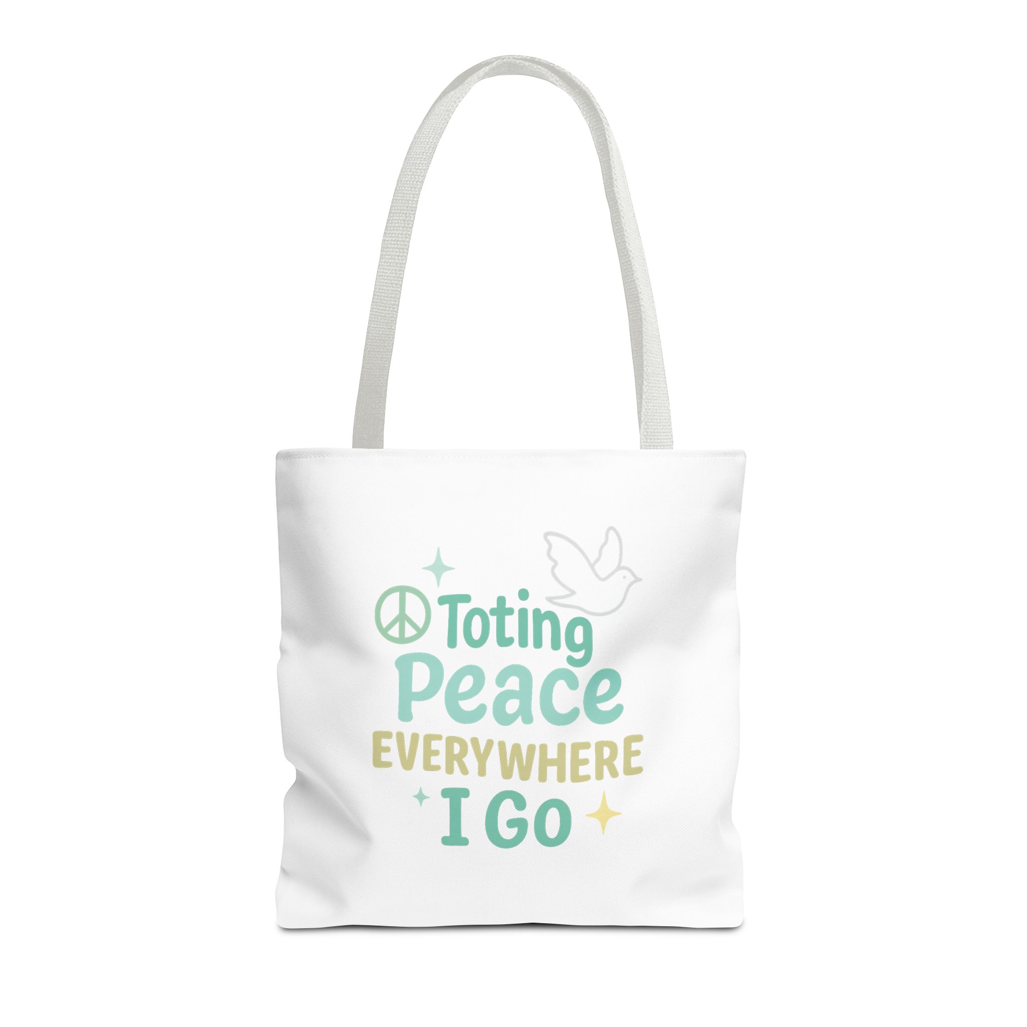 Peaceful Tote Bag | Eco-Friendly Reusable Bag, Perfect for Gifting, Daily Use, Travel, Festivals, and Beach Days - Image 13