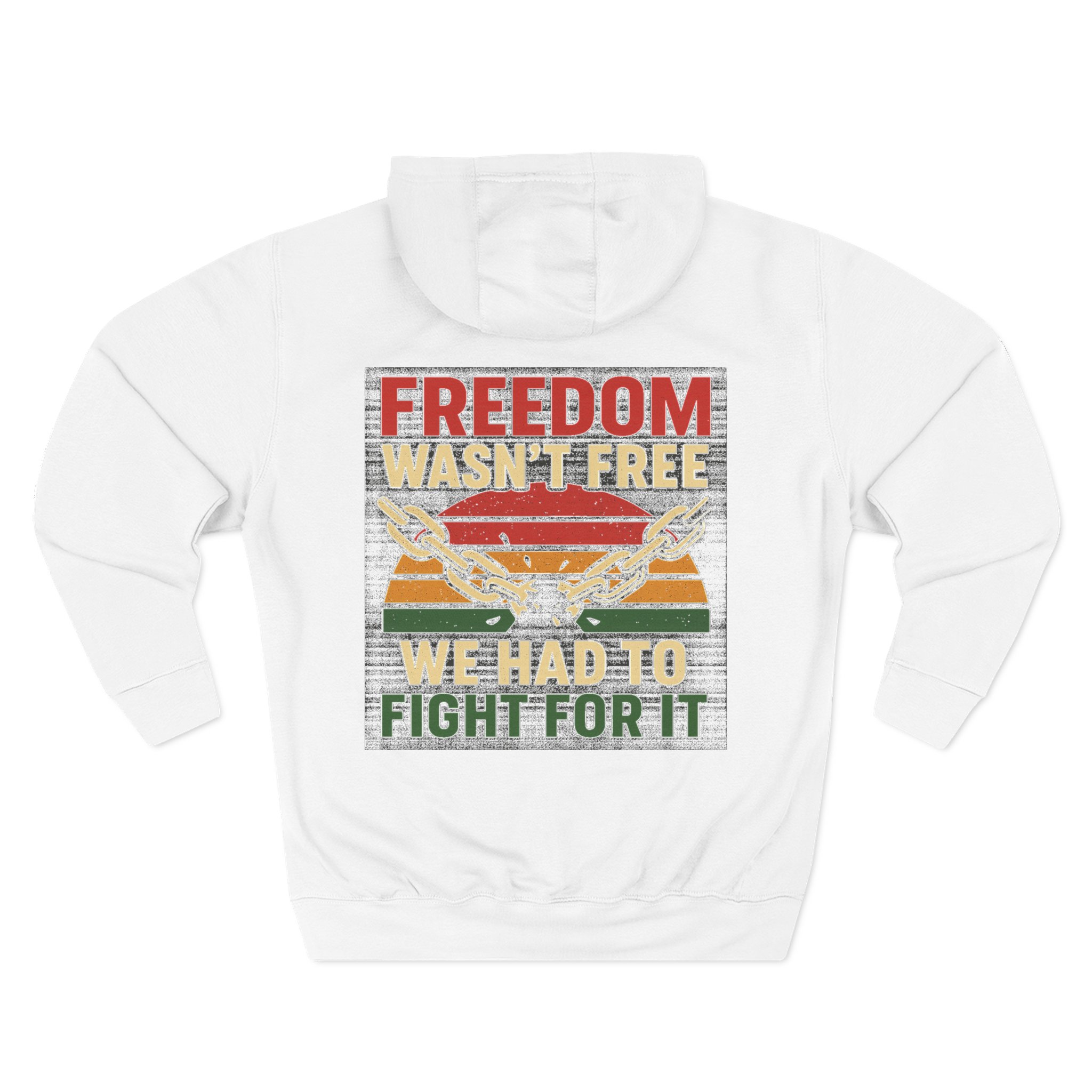Freedom Fight Fleece Hoodie - Cozy Protest Wear, Empowerment Gift, Social Justice Apparel, Unisex Hoodie, Activist Fashion - Image 5