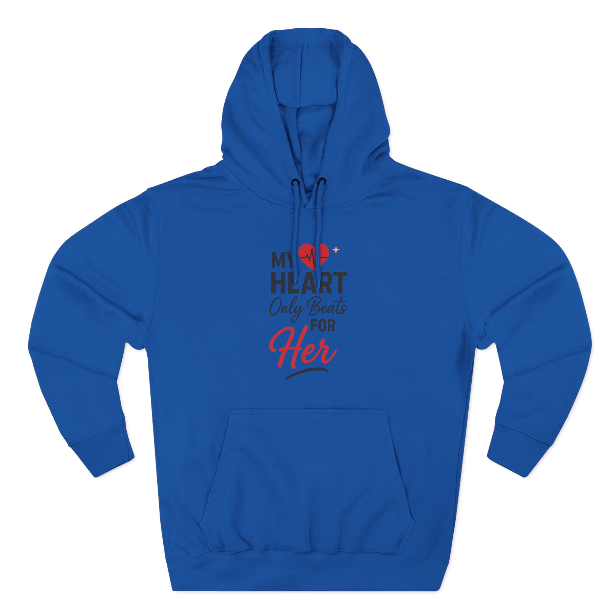 My Heart Only Beats for Her Hoodie | Romantic Gift, Valentine's Day, Gift for Her, Cozy Apparel, Love Merchandise - Image 18