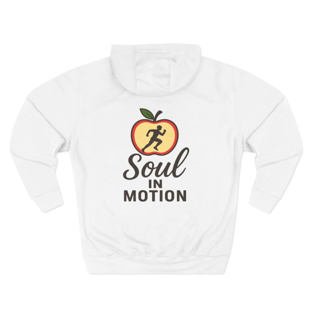 Soul in Motion Fleece Hoodie - Cozy Inspirational Pullover, Fitness Gift, Motivational Apparel, Gym Hoodie, Perfect for Active Lifestyles