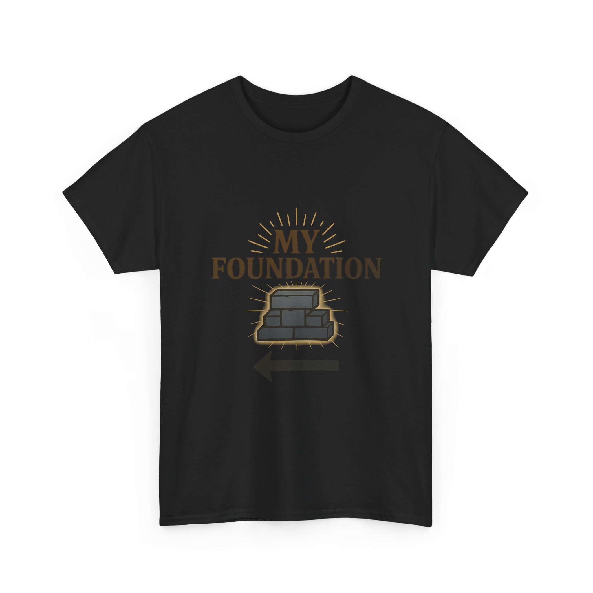 My Foundation Arrow T-Shirt — Graphic Tee with Stack Illustration - Image 13