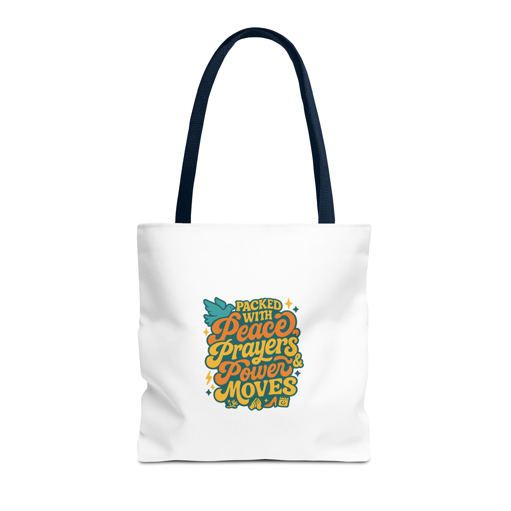 Empowerment Tote Bag - Packed with Peace, Prayers, Power Moves | Inspirational Tote, Motivational Gifts, Women's Handbag, Eco-Friendly Bag - Image 29