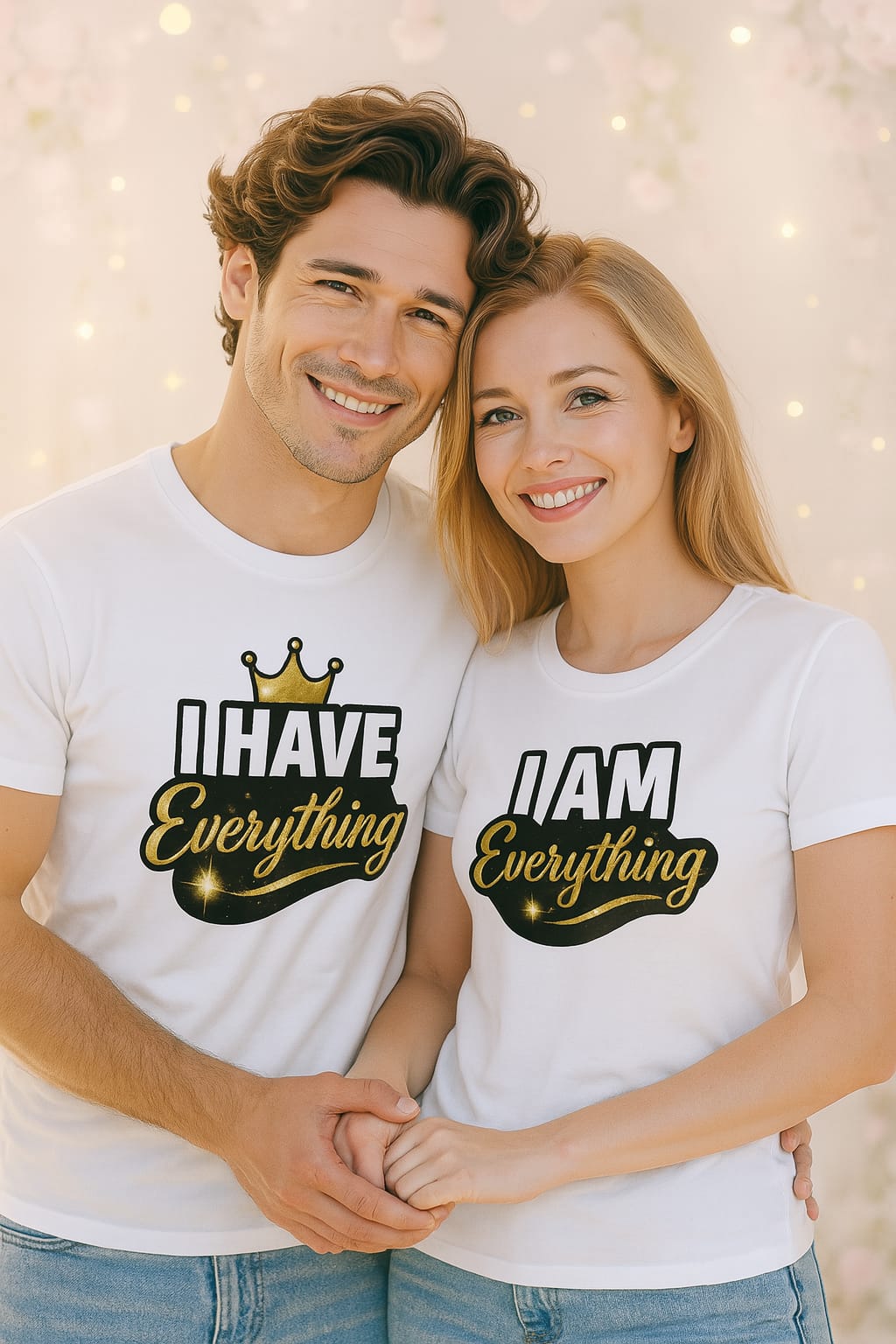 Matching Couple T-Shirts – “I Have Everything / I Am Everything” Romantic Couples Shirt Set, His & Hers Love Tee, Anniversary Gift